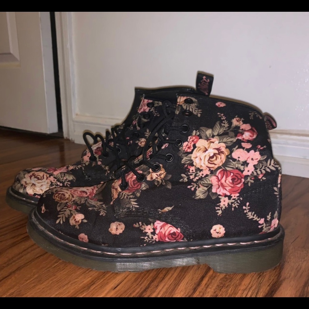 Floral Dr. Martens
